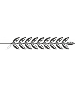 Stylized leaf