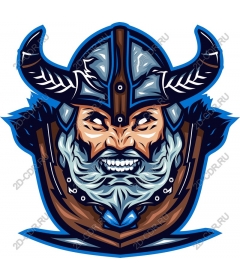  A ferocious Viking warrior