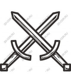  Crossed swords