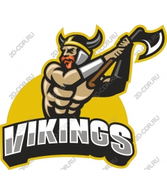  A ferocious Viking warrior