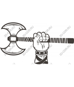  Ferocious two-headed axe