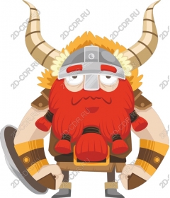  Whimsical character-Viking