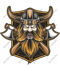  A ferocious Viking warrior