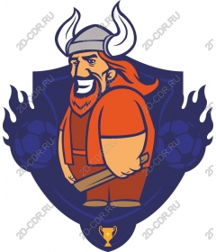  Bright mascot Viking