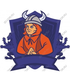  A ferocious Viking warrior