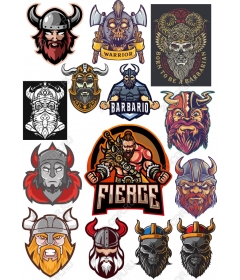 Collection "Fierce Vikings and barbarians"