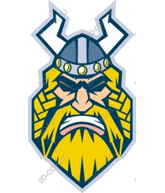  A ferocious Viking warrior