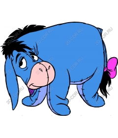  Charming blue donkey