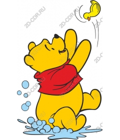  Joyful bear splashing in the water