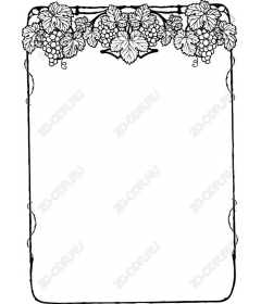  Vintage frame from vine