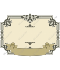 Elegant vintage frame