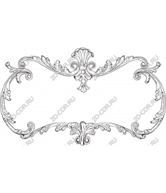 Exquisite frame in Baroque style