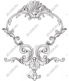 Vintage decorative frame