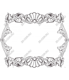 Exquisite decorative frame border