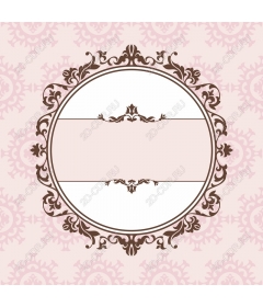 Elegant vintage decorative frame