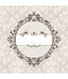 Exquisite floral frame