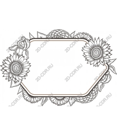  Elegant floral frame