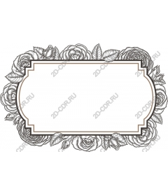  Elegant floral frame