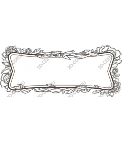 Floral frame