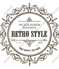 Retro Vintage style