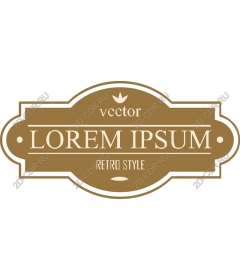 Lorem Ipsum in retro style