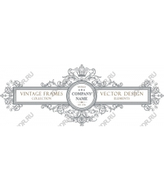  Collection of vintage frames: elegant elements