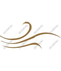  Elegant gold wave