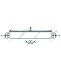 Vintage decorative frame