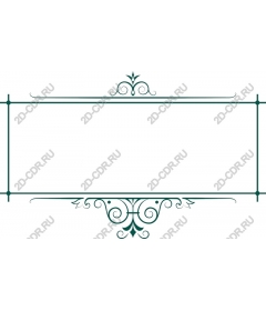 Vintage decorative frame