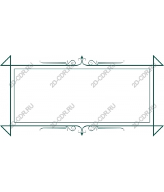 Elegant vintage decorative frame