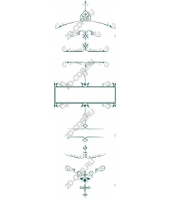 Элегантный декоративный бордюр и набор разделителей
