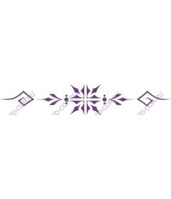  Elegant purple ornament