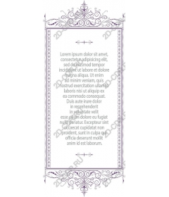  Elegant floral frame and