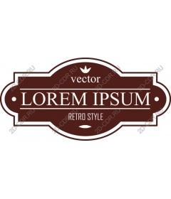 Lorem Ipsum in retro style