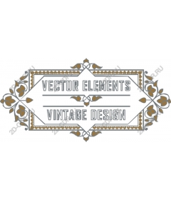 Vintage floral frame-the graphics