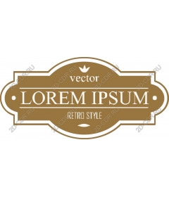 Lorem Ipsum in retro style