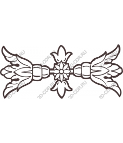  Elegant floral motif
