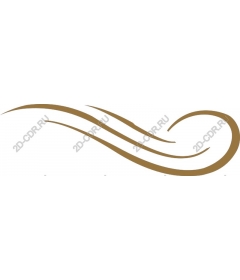 Elegant decorative curl