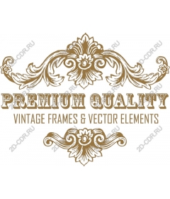 Vintage frame and high quality