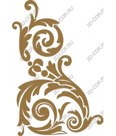  Elegant Golden ornament-curl