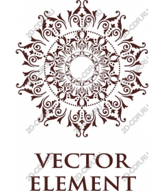  Elegant mandala ornament