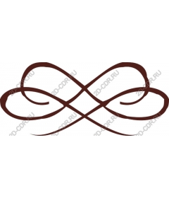  Elegant swirling pattern