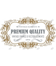 Vintage frame and high quality