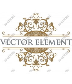 Elegant decorative element