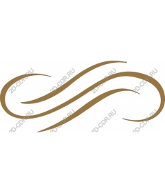  Elegant gold swirl