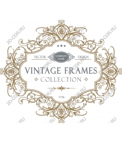  Collection of vintage frames - Elegant