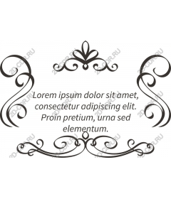  Elegant decorative frame