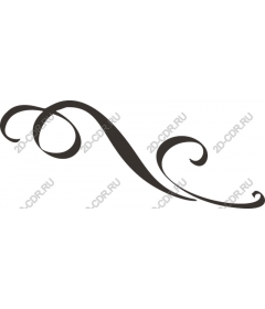  Elegant decorative curl