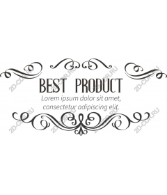  Elegant decorative frame
