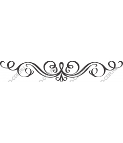  Elegant decorative border black